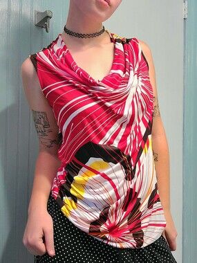 red and yellow tank